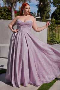 LA Merchandise LAR252 Shimmering A-line Pageant Gown - - Dress LA Merchandise