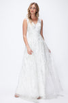 Load image into Gallery viewer, Wholesale Wedding Dress V-Neck Sleeveless Bridal Gown By LAF8337