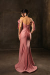 Load image into Gallery viewer, Wholesale Evening Dress Off The Shoulder Trumpet Plus Size Formal Gown By LA1858B