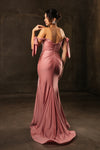 Load image into Gallery viewer, Wholesale Evening Dress Off The Shoulder Trumpet Plus Size Formal Gown By LA1858B