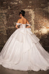 Load image into Gallery viewer, LA Merchandise LA281 Off-Shoulder Quinceañera Gown with Rhinestone Corset Bodice