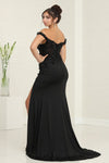 Load image into Gallery viewer, LA Merchandise LA8110 Floral Applique Sheath Sequin Gala Gown - - Dress LA Merchandise