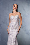 Load image into Gallery viewer, Wholesale Wedding Dress Sleeveless Beaded Bridal Gown By LA8146