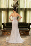 Load image into Gallery viewer, Wholesale Wedding Dress Sweetheart Beaded Sheath Gala Gown By LA8169