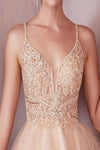 Load image into Gallery viewer, LA Merchandise LAR0190 Sheer Lace V-Neck Short Homecoming Dress - - Dress LA Merchandise