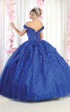 Load image into Gallery viewer, LA Merchandise LA192 Wholesale Off Shoulder Floral Quince Ball Gown - - LA Merchandise