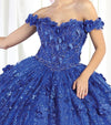 Load image into Gallery viewer, LA Merchandise LA192 Wholesale Off Shoulder Floral Quince Ball Gown - - LA Merchandise