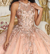 Load image into Gallery viewer, LA Merchandise LA212 Detachable Cape Embroidered Quinceanera Ball Gown - - LA Merchnadise