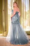 Load image into Gallery viewer, LA Merchandise LARCD0214 Beaded Strapless Special Occasion Mermaid Gown - - Dress LA Merchandise