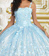 Load image into Gallery viewer, La Merchandise LA208 Spaghetti Straps Floral Ball Quinceanera Gown - - Dress LA Merchnadise