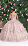 Load image into Gallery viewer, La Merchandise LA208 Spaghetti Straps Floral Ball Quinceanera Gown - - Dress LA Merchnadise