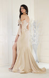 Load image into Gallery viewer, La Merchandise LA1858 Sexy Off The Shoulder Stretchy Bridesmaids Gown - - LA Merchandise