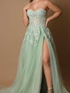 Load image into Gallery viewer, LA Merchandise LA8135 Sexy Strapless Beaded Wholesale Long Prom Dress