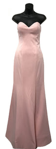 Long Strapless Strecthy Dress - LA7305 - Blush - LA Merchandise