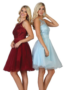 La Merchandise Short Homecoming Party Fit & Flare Dress - LA1658 - - Dresses LA Merchandise