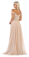 Load image into Gallery viewer, LA Merchandise LA1602 Off The Shoulder A Line Prom Dress - - LA Merchandise