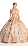 Load image into Gallery viewer, LA Merchandise LA169 Off Shoulder Quinceanera Ball Gown - - LA Merchandise