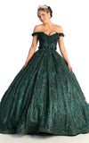 Load image into Gallery viewer, LA Merchandise LA169 Off Shoulder Quinceanera Ball Gown - - LA Merchandise