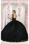 Load image into Gallery viewer, LA Merchandise LA180 Sleeveless Corset V-Neck Embroidered Quinceanera Ball Gown - - LA Merchandise