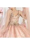 Load image into Gallery viewer, LA Merchandise LA205 3D Floral Applique Quinceanera Gown - - LA Merchandise