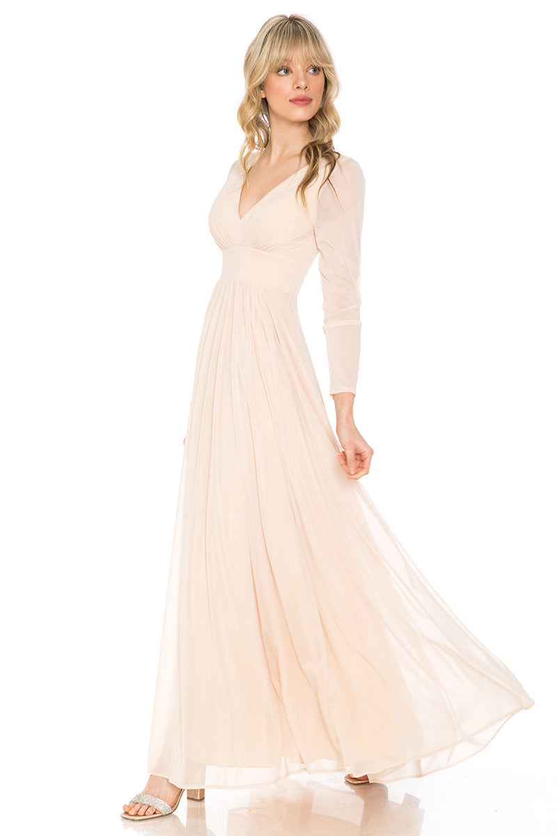 blue dress for baby girl Elegant Modest High-Neck A-Line Wedding Dress with Lace Overlay and Subtle Train Plus Size Size 16W main image 1