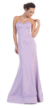 Load image into Gallery viewer, Long Strapless Strecthy Dress - LA7305 - Lilac - LA Merchandise