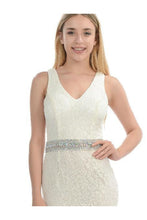 Load image into Gallery viewer, Shoulder straps sequins lace dress- LA5144 - - LA Merchandise