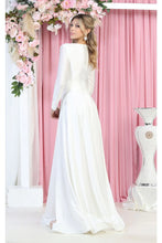 Load image into Gallery viewer, Stretchy Long Sleeve Wedding Dress - LA1835B - - LA Merchandise