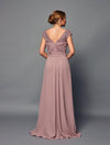 Load image into Gallery viewer, Wholesale Elegant Lace V-Neck A-Line Chiffon Mother of the Bride Long Gown by LADK315 - - Mother of the Bride Dresses LAD