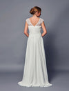 Load image into Gallery viewer, Wholesale Elegant Lace V-Neck A-Line Chiffon Mother of the Bride Long Gown by LADK315 - - Mother of the Bride Dresses LAD