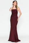 Cargar imagen en el visor de la galería, La Merchandise LAA6111 Long Simple Wholesale Satin Bridesmaids Gowns - - LAA