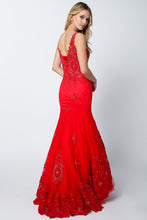 Load image into Gallery viewer, LA Merchandise LAT654 Sleeveless Prom Mermaid Evening Gown