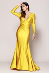 Cargar imagen en el visor de la galería, La Merchandise LAA381 Long Sleeve Bodycon Stretchy Mermaid MOB Gown - - Mother of the Bride Dress LAA