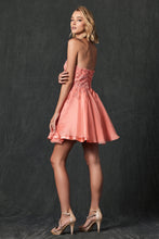 Load image into Gallery viewer, LA Merchandise LAT772 Strapless Sweetheart Embroidered Cocktail Dress - - Formal Dress Shops