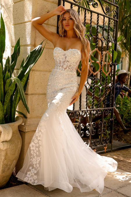 Wholesale Bridal Dress Sweetheart Beaded Mermaid Gown By LAASU081B