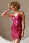 Load image into Gallery viewer, LA Merchandise LAA5057S Cut-Glass Beaded Sequin Hoco Short Dress - - Dress LA Merchandise