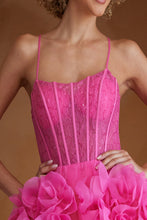 Load image into Gallery viewer, LA Merchandise LAASU083S Sleeveless Ruffle Pink Cocktail Dress - - Dress LA Merchandise