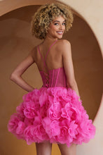 Load image into Gallery viewer, LA Merchandise LAASU083S Sleeveless Ruffle Pink Cocktail Dress - - Dress LA Merchandise