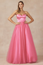 Load image into Gallery viewer, LA Merchandise LAT265 Strapless A-line Pageant Formal Prom Ball Gown