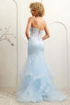 Load image into Gallery viewer, Wholesale Evening Dress Sweetheart Layered Ruffles Gown By LAA8002