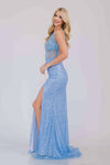 Load image into Gallery viewer, Wholesale Prom Dress Jewel Neck Embroidery Pageant Gown By LAAAG0111
