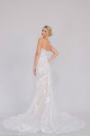 Load image into Gallery viewer, LA Merchandise LAAWL0100 White Lace Off the Shoulder Wedding Gown - - Dress LA Merchandise