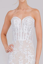 Load image into Gallery viewer, LA Merchandise LAAWL0100 White Lace Off the Shoulder Wedding Gown - - Dress LA Merchandise