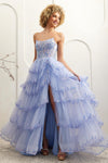 Load image into Gallery viewer, Wholesale Pageant Dress Sweetheart Illusion Bodice Gown By LAA4033