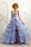 Load image into Gallery viewer, Wholesale Pageant Dress Sweetheart Illusion Bodice Gown By LAA4033