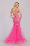 Load image into Gallery viewer, Wholesale Prom Dress V-Neck Beaded Mermaid Pageant Gown By LAA2120