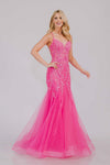 Load image into Gallery viewer, Wholesale Prom Dress V-Neck Beaded Mermaid Pageant Gown By LAA2120