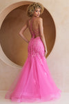 Load image into Gallery viewer, Wholesale Prom Dress V-Neck Beaded Mermaid Pageant Gown By LAA2120