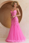 Load image into Gallery viewer, Wholesale Prom Dress V-Neck Beaded Mermaid Pageant Gown By LAA2120