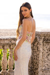 Load image into Gallery viewer, Wholesale Bridal Dress Square Neck A-Line Wedding Gown By LAA2053